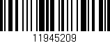 Código de barras (EAN, GTIN, SKU, ISBN): '11945209'