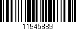 Código de barras (EAN, GTIN, SKU, ISBN): '11945889'