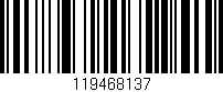 Código de barras (EAN, GTIN, SKU, ISBN): '119468137'