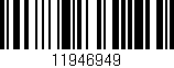 Código de barras (EAN, GTIN, SKU, ISBN): '11946949'