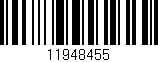 Código de barras (EAN, GTIN, SKU, ISBN): '11948455'