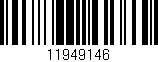 Código de barras (EAN, GTIN, SKU, ISBN): '11949146'