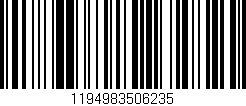 Código de barras (EAN, GTIN, SKU, ISBN): '1194983506235'