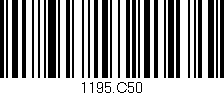 Código de barras (EAN, GTIN, SKU, ISBN): '1195.C50'