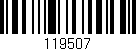 Código de barras (EAN, GTIN, SKU, ISBN): '119507'
