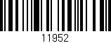 Código de barras (EAN, GTIN, SKU, ISBN): '11952'