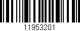 Código de barras (EAN, GTIN, SKU, ISBN): '11953201'