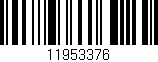 Código de barras (EAN, GTIN, SKU, ISBN): '11953376'