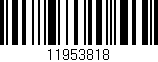 Código de barras (EAN, GTIN, SKU, ISBN): '11953818'