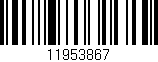 Código de barras (EAN, GTIN, SKU, ISBN): '11953867'