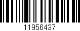 Código de barras (EAN, GTIN, SKU, ISBN): '11956437'
