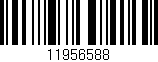 Código de barras (EAN, GTIN, SKU, ISBN): '11956588'