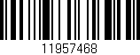 Código de barras (EAN, GTIN, SKU, ISBN): '11957468'