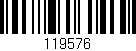 Código de barras (EAN, GTIN, SKU, ISBN): '119576'