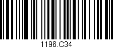 Código de barras (EAN, GTIN, SKU, ISBN): '1196.C34'