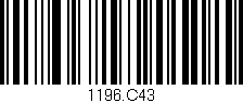 Código de barras (EAN, GTIN, SKU, ISBN): '1196.C43'