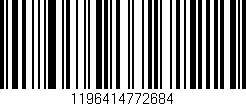 Código de barras (EAN, GTIN, SKU, ISBN): '1196414772684'