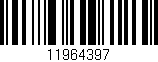 Código de barras (EAN, GTIN, SKU, ISBN): '11964397'