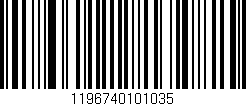 Código de barras (EAN, GTIN, SKU, ISBN): '1196740101035'