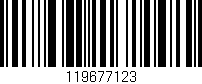 Código de barras (EAN, GTIN, SKU, ISBN): '119677123'