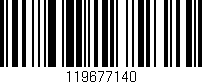 Código de barras (EAN, GTIN, SKU, ISBN): '119677140'