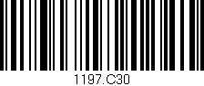 Código de barras (EAN, GTIN, SKU, ISBN): '1197.C30'