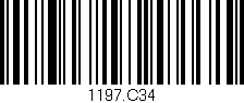 Código de barras (EAN, GTIN, SKU, ISBN): '1197.C34'