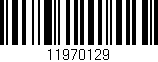 Código de barras (EAN, GTIN, SKU, ISBN): '11970129'