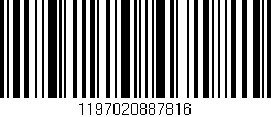 Código de barras (EAN, GTIN, SKU, ISBN): '1197020887816'