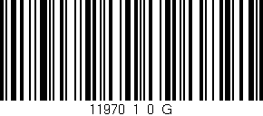 Código de barras (EAN, GTIN, SKU, ISBN): '11970_1_0_G'