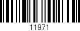 Código de barras (EAN, GTIN, SKU, ISBN): '11971'