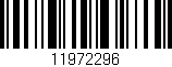 Código de barras (EAN, GTIN, SKU, ISBN): '11972296'