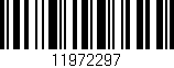 Código de barras (EAN, GTIN, SKU, ISBN): '11972297'