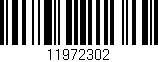 Código de barras (EAN, GTIN, SKU, ISBN): '11972302'