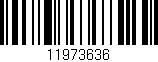 Código de barras (EAN, GTIN, SKU, ISBN): '11973636'