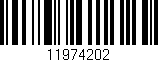Código de barras (EAN, GTIN, SKU, ISBN): '11974202'