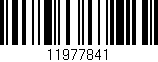 Código de barras (EAN, GTIN, SKU, ISBN): '11977841'