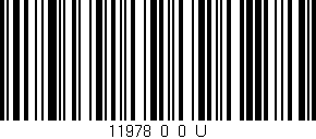 Código de barras (EAN, GTIN, SKU, ISBN): '11978_0_0_U'