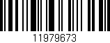 Código de barras (EAN, GTIN, SKU, ISBN): '11979673'