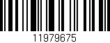 Código de barras (EAN, GTIN, SKU, ISBN): '11979675'