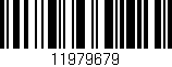 Código de barras (EAN, GTIN, SKU, ISBN): '11979679'