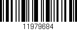 Código de barras (EAN, GTIN, SKU, ISBN): '11979684'