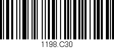Código de barras (EAN, GTIN, SKU, ISBN): '1198.C30'