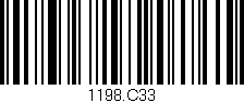 Código de barras (EAN, GTIN, SKU, ISBN): '1198.C33'