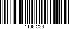 Código de barras (EAN, GTIN, SKU, ISBN): '1198.C38'