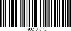 Código de barras (EAN, GTIN, SKU, ISBN): '11982_3_0_G'