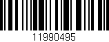 Código de barras (EAN, GTIN, SKU, ISBN): '11990495'