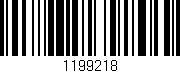 Código de barras (EAN, GTIN, SKU, ISBN): '1199218'