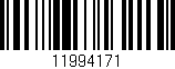 Código de barras (EAN, GTIN, SKU, ISBN): '11994171'