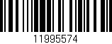 Código de barras (EAN, GTIN, SKU, ISBN): '11995574'